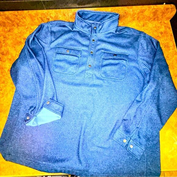 Duluth Trading Co. Men's Silver Lining Sweater Fleece Pullover - Size 2XL - Picture 1 of 4